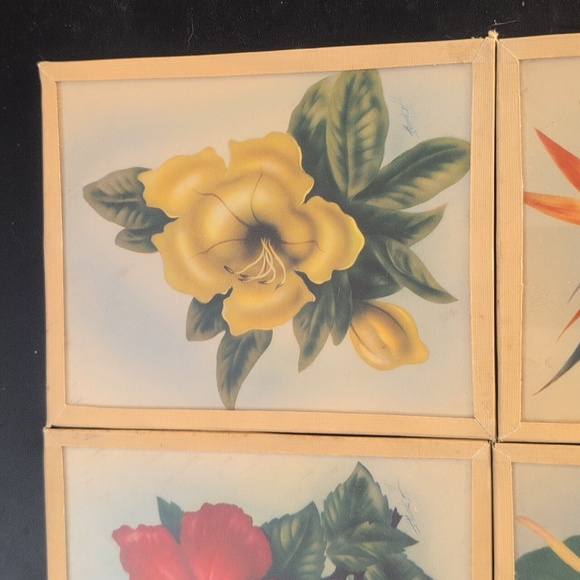 Vintage Floral Art Prints Set of 8 - Picture 5 of 10